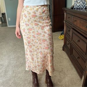 Runaway the Label Floral Maxi Skirt